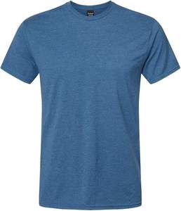 T-shirt à manches courtes coupe ample en élasthanne/polyester avec sérigraphie pour hommes vente en gros de service OEM pas cher léger rapide - Product Image 4