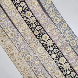 Nouveau design broderie dentelle tissu dentelle accessoires pour robes décoration florale - Product Image 1