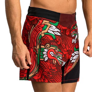 MMA Fighting Sports Shorts Mid Respirant Quick Dry Elastic UFC Jiu-Jitsu Muay Thai Training Beach Fitness Running Boxing Gym - Product Image 5