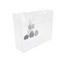 Sac à main transparent en PVC imperméable pour femme, forme baril ouvert – Élégant, grande capacité, durable, léger, résistant à l'eau