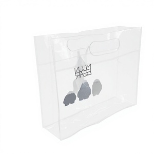 Sac à main transparent en PVC imperméable pour femme, forme baril ouvert – Élégant, grande capacité, durable, léger, résistant à l'eau - Product Image 2