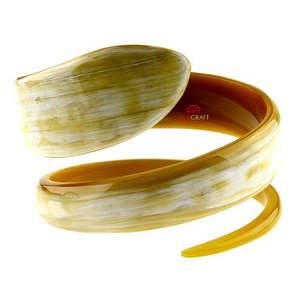 Brazalete de cuerno moderno BOOST, fabricante hecho a mano, brazalete de cuerno Natural para fiesta de boda, mujer, niña, uso de brazalete de cuerno altamente - Product Image 3