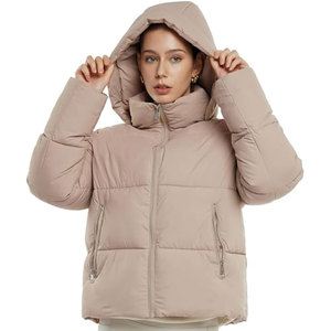 แจ็กเก็ตขนเป็ดสำหรับผู้ชายเสื้อมีฮู้ดสำหรับฤดูหนาวทรงเข้ารูปน้ำหนักเบาดีไซน์แฟชั่นยอดนิยม - Product Image 3