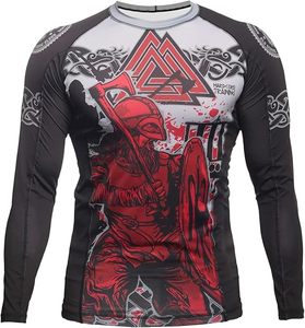 Protectores de erupción de manga completa para hombres de alta calidad con impresión sublimada y diseño transpirable para deportes con logotipo personalizado en la camisa - Product Image 1