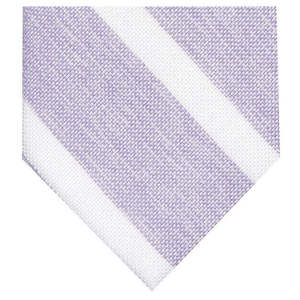 Corbata Morada Delgada con Rayas Lovett para Hombre, Talla Regular, Accesorio Elegante para Traje de Negocios - Product Image 3