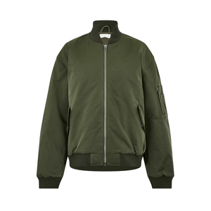 Blouson d'aviateur pour femmes de taille personnalisée Blouson d'aviateur décontracté pour femmes, teint uni, respirant, de bonne qualité, pour vêtements de rue - Product Image 5