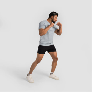 Camiseta de manga corta de gran tamaño de fabricación de alta calidad para hombre, camiseta de verano transpirable de fabricación Premium para culturismo para hombres - Product Image 3