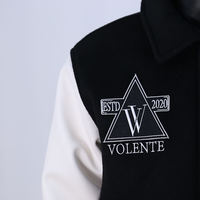 Produsen OEM Jaket Varsity Baseball Pria Berkualitas Tinggi Bordir Kustom Lengan Kulit Jaket Windbreaker