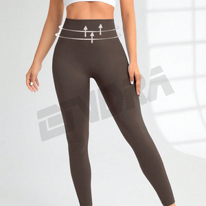 <b>Women</b> High Waisted Seamless Yoga <b>Leggings</b> Naked Feeling Push Up Gym Tights Stretch Sportswear for Running Cycling and Fitness - Product Image 2