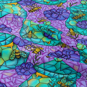 قماش شاش مزدوج قطني بطباعة رقمية مخصصة بدون عينة مجانية من موك - Product Image 5