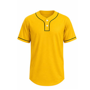 เสื้อเบสบอลสำหรับผู้ชาย วัสดุแห้งเร็ว ระบายอากาศได้ดี เหมาะสำหรับการฝึกซ้อมกลางแจ้งและการเล่นเกมเป็นทีม ดีไซน์ทนทาน - Product Image 1
