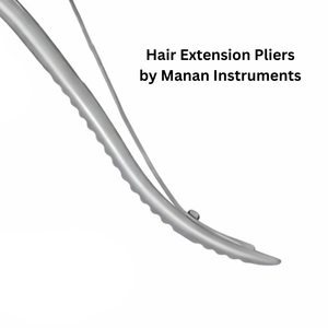 คีมถอดต่อผมสแตนเลสคุณภาพสูงระดับมืออาชีพ พร้อมห่วงไมโคร/นาโน สำหรับใช้ในร้านเสริมสวย - Product Image 4
