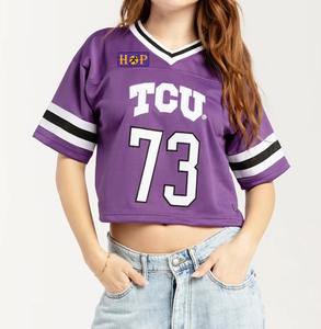 Tops cortos personalizados inspirados en fanáticos para el mejor aspecto de ropa de calle, ropa de calle que se encuentra con los deportes, camisetas cortas personalizadas para fanáticos - Product Image 3