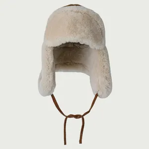 قبعة طيار من جلد الغنم على شكل بورن الأفضل مبيعًا متوفرة بسعر تنافسي من تركيا