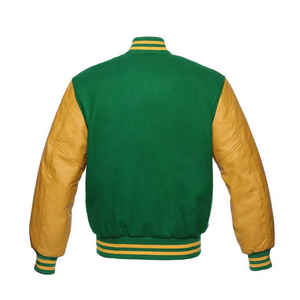 Wholesale Manufacturers Custom Logo Bomber Jacket for men Plus size Cotton Thickened Baseball Letterman Varsity men's Jacket - Product Image 3