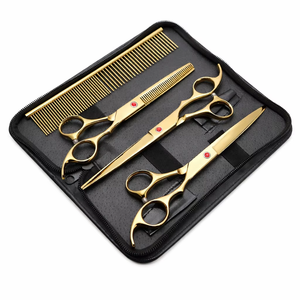 Nuevas Tijeras de Cejas de Punta Inclinada de Alta Resistencia 2026, Chapadas en Oro, con Logotipo Personalizado, de Acero Inoxidable - Product Image 1