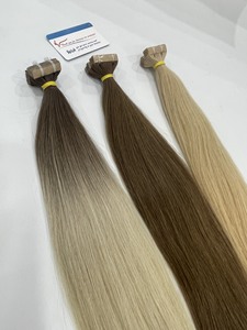 100% extensiones de cabello humano virgen vietnamita sin enredos sin derramamiento todos los colores tinte adecuado 100g cada paquete extensiones de cabello con cinta - Product Image 5