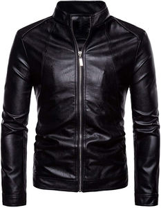 2023 Veste en cuir de vache résistant à l'eau de haute qualité pour hommes, veste en cuir 100% de couleur personnalisée pour hommes - Product Image 2