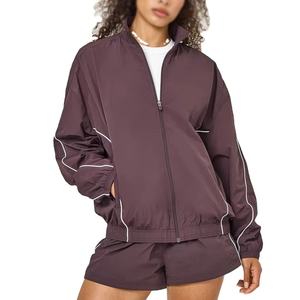 Chaqueta Deportiva con Capucha y Cierre de Cremallera con Estampado de Leopardo para Mujer, 100% Algodón, Tallas Grandes, Ligera y Ecológica para Otoño - Product Image 1