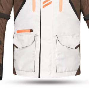 Veste de moto réfléchissante pour une meilleure visibilité nocturne Moto Touring Cordura Textile imperméable Veste 3 couches - Product Image 4