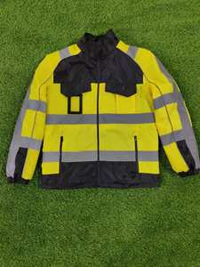 เสื้อแจ็กเก็ตผ้าใบสะท้อนแสงสำหรับชายและหญิงเสื้อแจ็กเก็ตความปลอดภัยทางถนนแบบเป็นทางการดีไซน์ตามสั่งกันน้ำระบายอากาศได้ดี - Product Image 6