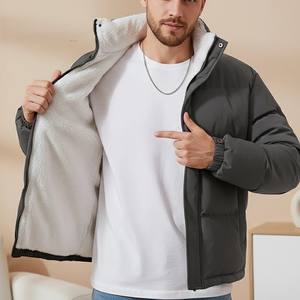 Winter Men's <b>Hooded</b> Canvas <b>Puffer</b> <b>Jacket</b> <b>Waterproof</b> Outdoor High Quality - Product Image 2