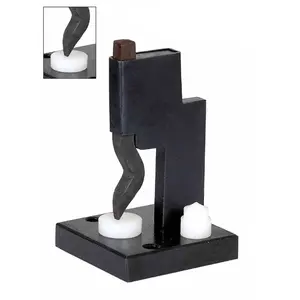 Outils et équipement de bijouterie Dispositif d'estampage d'anneaux avec deux enclumes en nylon pour timbres carrés - Product Image 1