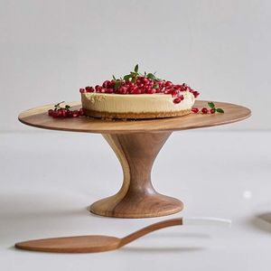 Support à gâteau en bois de style campagnard, idéal pour la décoration intérieure de style rustique - Product Image 3
