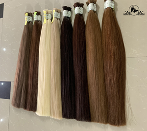 ผมดิบมัดคู่สำหรับต่อผมเรมี่ผมดิบ100กรัมพร้อมสีที่กำลังจะตาย - Product Image 2