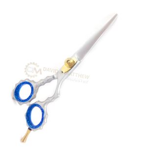 Tijeras de peluquero de hoja recta profesional de acero inoxidable, herramienta de belleza, punta afilada para corte de pelo, tijeras de salón de tornillo ajustables - Product Image 6