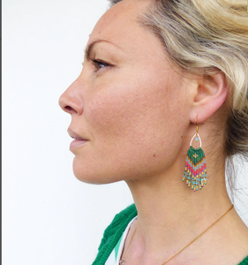 Boucles d'oreilles à franges de qualité supérieure - Or - Longues - Product Image 2