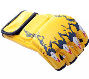 Guantes de boxeo MMA de cuero de alta calidad Precio Guantes de boxeo y lucha de alta calidad precio al por mayor tarifa barata OEM - Product Image 2