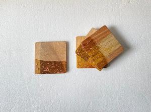 Superventas en STAR CRSAFTS INDIA, posavasos para servir té, resina epoxi multifuncional y madera de acacia, alfombrilla para té, vajilla - Product Image 5