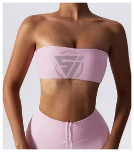 Ensemble Leggings Taille Haute et Soutien-Gorge de Sport pour Femme – Yoga, Gym, Fitness, Course à Pied – Soutien Élevé, Bretelles Croisées, Nylon Spandex - Product Image 2