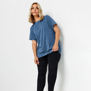 Camiseta Extra Grande para Mujer de Pakistán, Cómoda y Fresca, Estilo Casual, Talla Grande, Diseño Sólido con Logotipo Estampado - Product Image 1