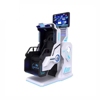 Prix d'usine Creatfun Y810 VR 360 Simulateur de jeu, machine de divertissement à écran 32 pouces, produit de parc d'attractions rotatif à 360 degrés 9D VR