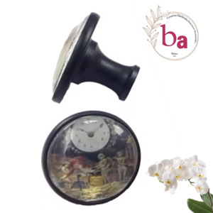 Modern Classic Metal Crystal Glass Cover Furniture Kitchen <b>Door</b> Cabinet Drawer Knobs Pull Handle <b>for</b> Bedroom Bathroom Living - Product Image 1