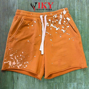 <b>men</b> <b>short</b> custom logo New Arrival Make Own Customization Logo Latest Style <b>Men</b> Acid Wash Printed <b>Shorts</b> by VIKY INDUSTRIES - Product Image 5