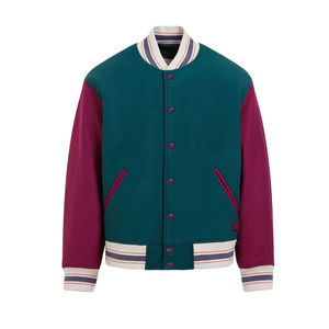 Chaqueta de Invierno Personalizada de Alta Calidad para Hombre, Estilo Universitario, con Forro de Lona Sublimada, Transpirable y Agradable al Tacto, Diseño de Sonrisa y Baile - Product Image 1