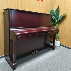 Piano vertical Yamaha YU1 color rojo vino, sonido de alta calidad, adecuado para uso doméstico y profesional, 88 teclas, U1 U2 U3 - Product Image 2