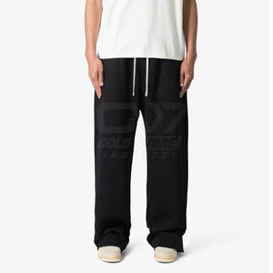 Pantalones holgados de gran tamaño de lana de Color sólido a precio barato de Pakistán, pantalones casuales cómodos de alta calidad para hombres - Product Image 1