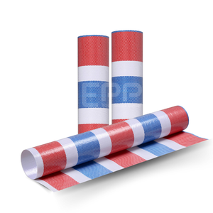 Prix direct usine Bâche PE à rayures Bâche fabriquée au Vietnam avec oeillet Bâche PE Prix compétitif Bâche roulée - Product Image 2