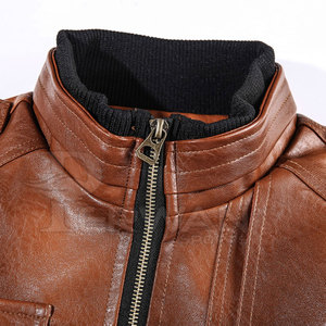 Hot Selling High Quality Men's <b>Winter</b> <b>Coat</b> New Fashion Genuine Leather Jacket Windproof <b>Hood</b> Custom Direct Factory Processing - Product Image 2