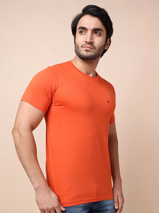 Camiseta de media manga con cuello redondo para hombre de alta calidad, cómoda, estilo versátil para todo el día y moda sin esfuerzo, 100% algodón - Product Image 4