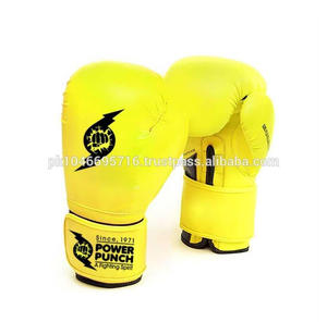 Guantes de Boxeo Tribales de Cuero Negro Personalizables para Adultos POWER PUNCH - Product Image 4