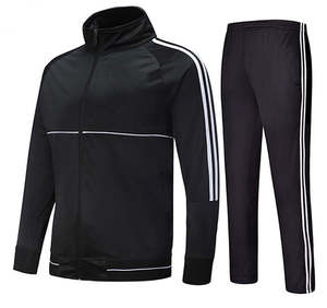 Traje de entrenamiento deportivo informal con cremallera completa para correr y fútbol, chándal transpirable para correr, equipo de entrenamiento personalizable - Product Image 6