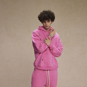 Pull à capuche de haute qualité pour hommes imprimé coupe régulière rue sweat à capuche solide style décontracté plus manteau Hoodies - Product Image 4