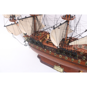 TALL SHIP <b>MODEL</b> POLTAVA - <b>WOODEN</b> HANDICRAFT SHIP <b>MODEL</b> WITH STAND - <b>MODEL</b> SHIPS for HOME DECORATION, GIFT, COLLECTION - Product Image 5