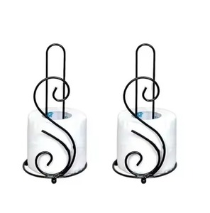 Newest Design Modern Durable Handmade Iron Metal Custom Color <b>Towel</b> Paper Holder for Home Kitchen Tabletop Decoration <b>Standing</b> - Product Image 4