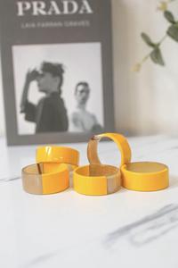 Porte-serviettes en corne de buffle, forme ronde, porte-serviettes pour hôtels de luxe, restaurants et tables de mariage, haute qualité - Product Image 2